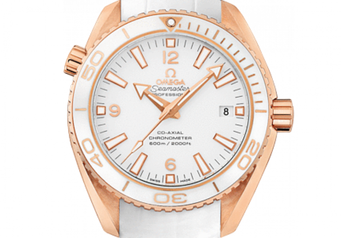 Omega 232.63.42.21.04.001 Seamaster Ladies Planet Ocean 600M Ceragold White Planet St. Moritz - фото 3